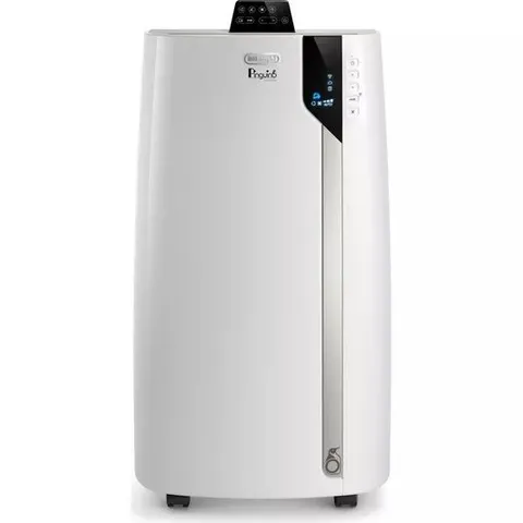 BOXED DELONGHI PINGUINO EX130CST 13000 BTU SMART AIR CONDITIONER & DEHUMIDIFIER – WHITE