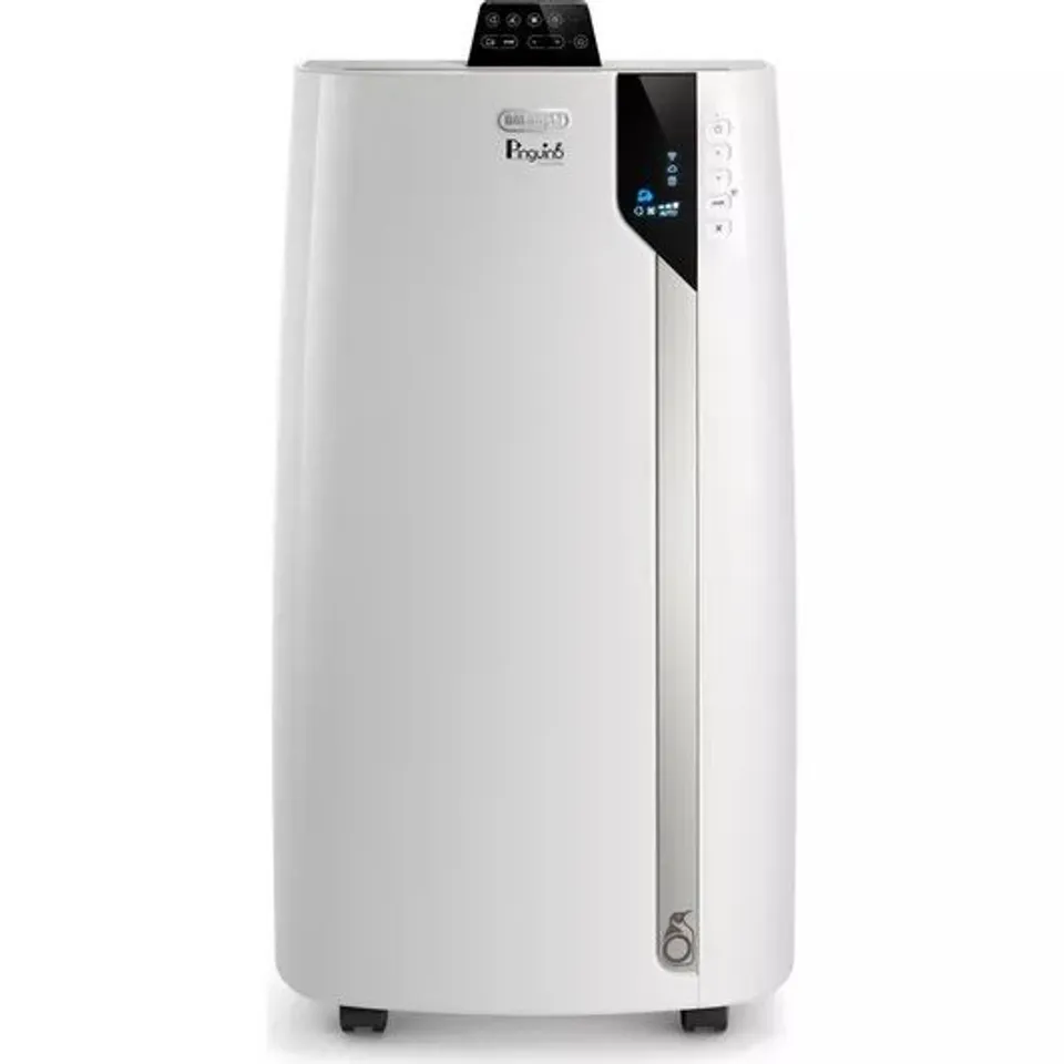 BOXED DELONGHI PINGUINO EX130CST 13000 BTU SMART AIR CONDITIONER & DEHUMIDIFIER – WHITE RRP £999