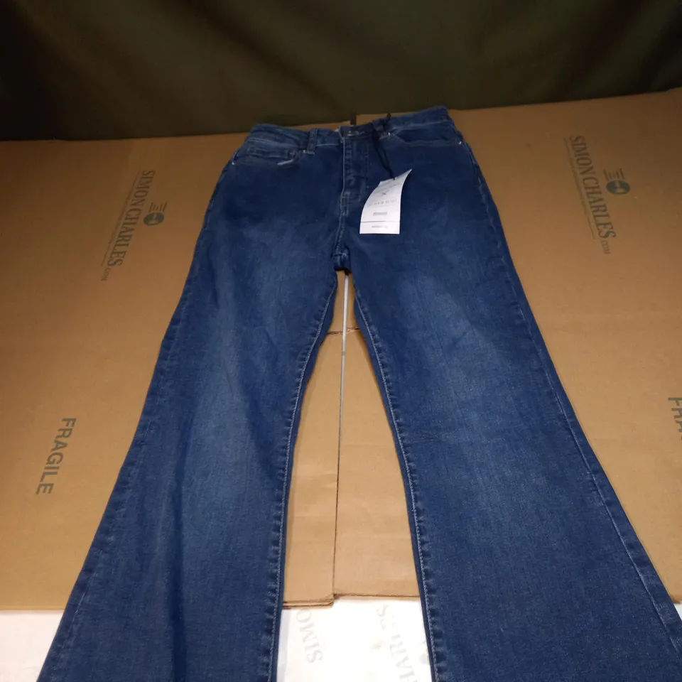 WOMENS BRAVE SOUL DENIM FLARED JEANS SIZE 10