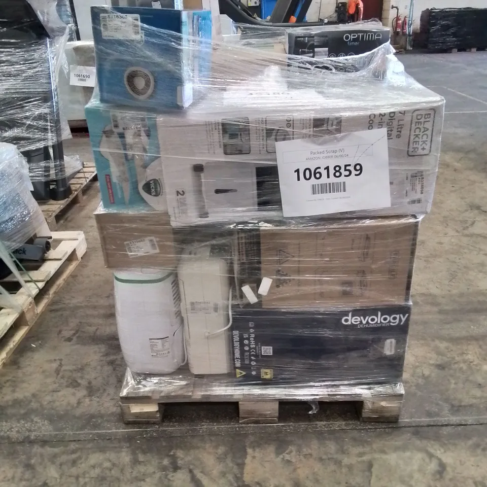 PALLET OF APPROXIMATELY 33 UNPROCESSED RAW RETURN HOUSEHOLD AND ELECTRICAL GOODS TO INCLUDE;