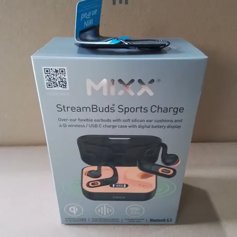 BOXED BRAND NEW MIXX STREAMBUDS SPORTS CHARGE EARBUDS