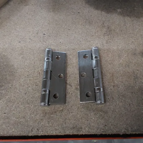 BAGGED 76 X 51 X 2mm BALL BEARING HINGE - SET IF 6 PAIRS OF HINGES