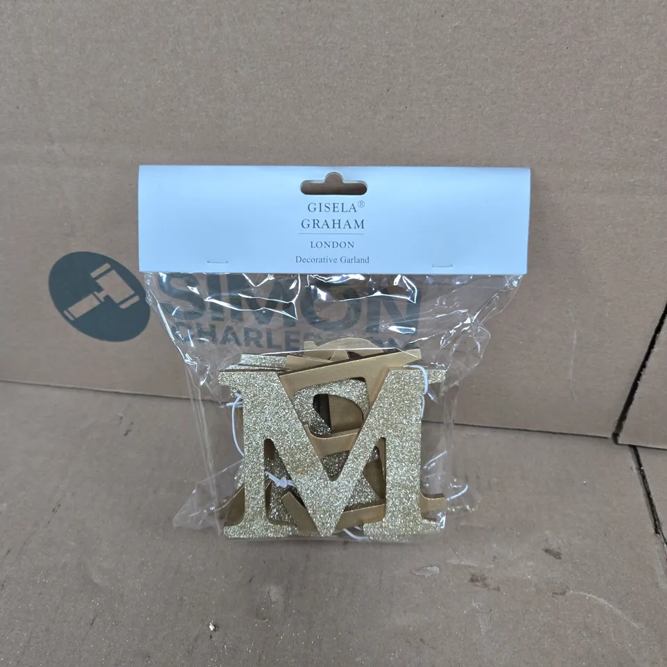 SET OF 6 GISELA GRAHAM LONDON DECORATIVE GARLANDS