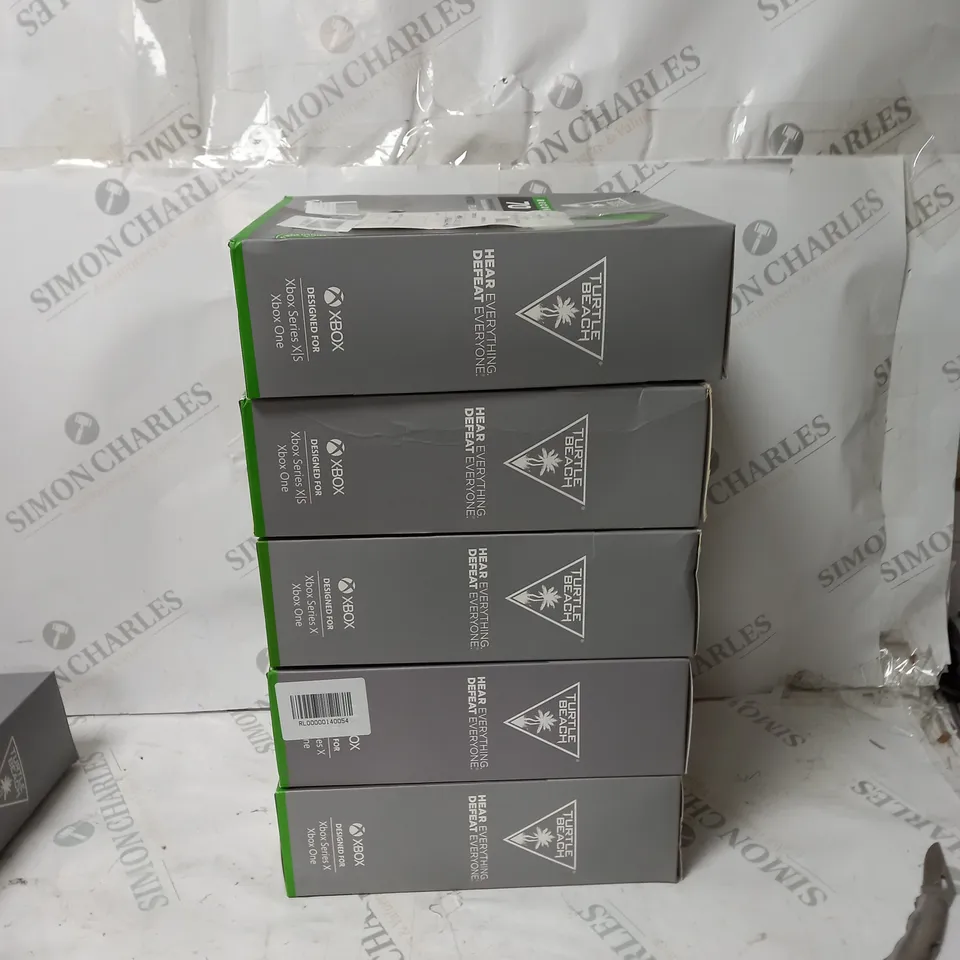 5X TURTLE BEACH RECON 70 GAMING HEADSETS - BLACK 
