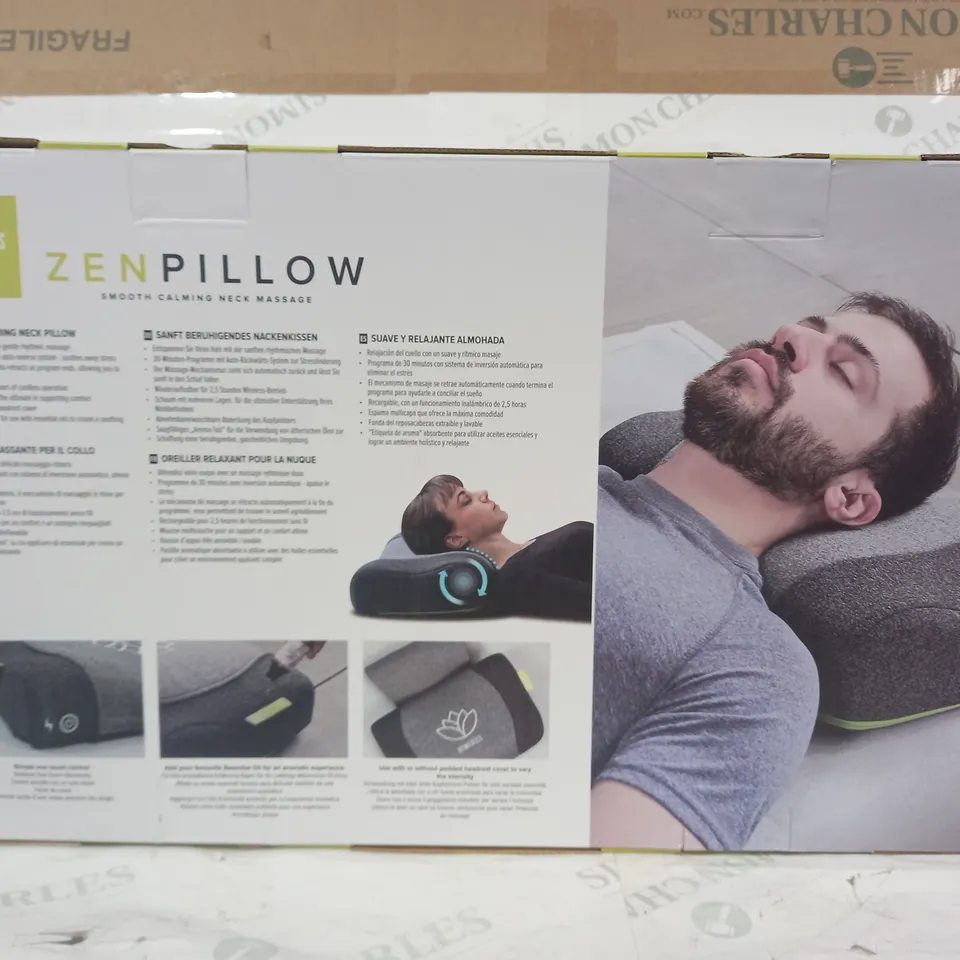 HOMEDICS ZEN PILLOW - SMOOTH CALMING NECK MASSAGE