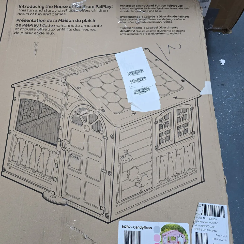 BOXED PALPLAY HOUSE OF FUN - PINK - COLLECTION ONLY