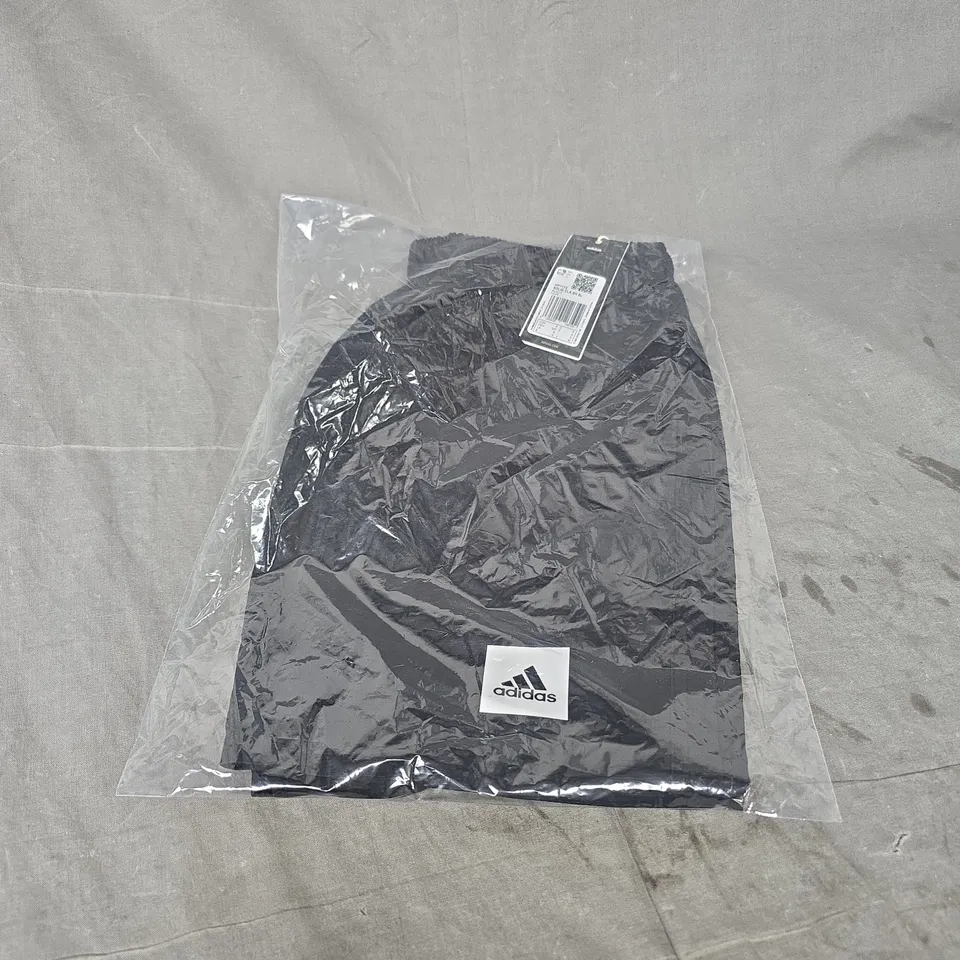ADIDAS SOLID CLX SHORT LENGTH SWIM SHORTS IN BLACK SIZE S