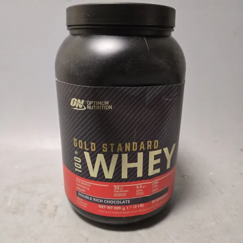 ON OPTIMUM NUTRITION GOLD STANDARD WHEY DOUBLE RICH CHOCOLATE