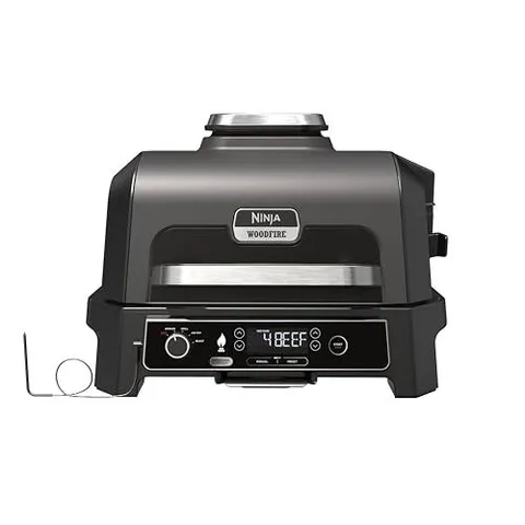 NINJA WOODFIRE PRO CONNECT XL ELECTRIC BBQ GRILL & SMOKER WITH ACCESSORIES