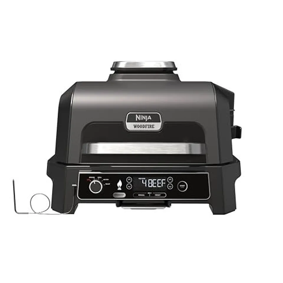 NINJA WOODFIRE PRO CONNECT XL ELECTRIC BBQ GRILL & SMOKER WITH ACCESSORIES