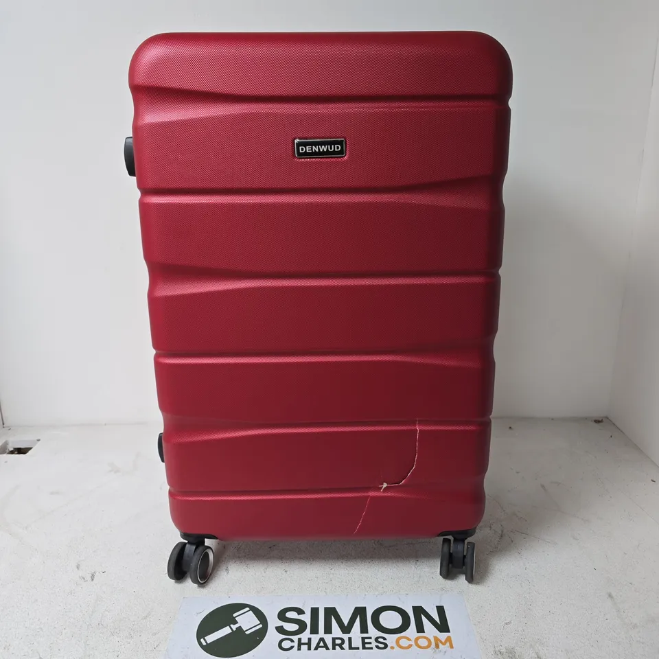DENWUD HARDSHELL SUITCASE IN RED