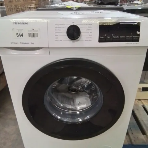 HISENSE FREESTANDING WFQP9014EVM 9KG CLASS C WASHING MACHINE IN WHITE 