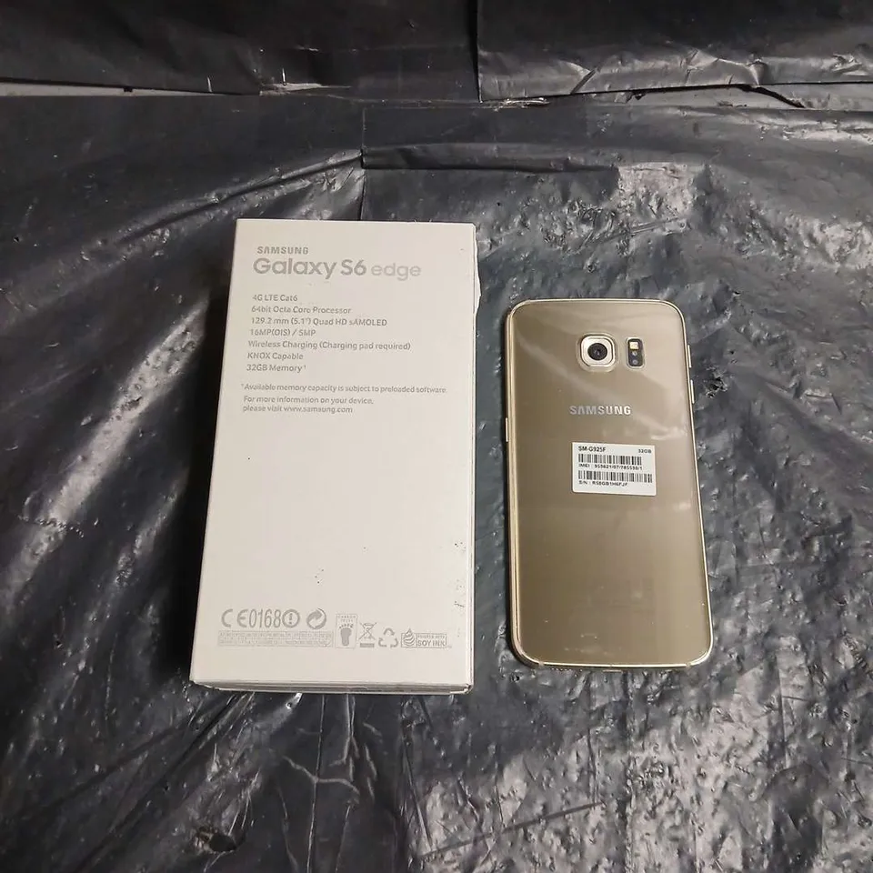 SAMSUNG GALAXY S6 EDGE SMARTPHONE – 32GB – GOLD