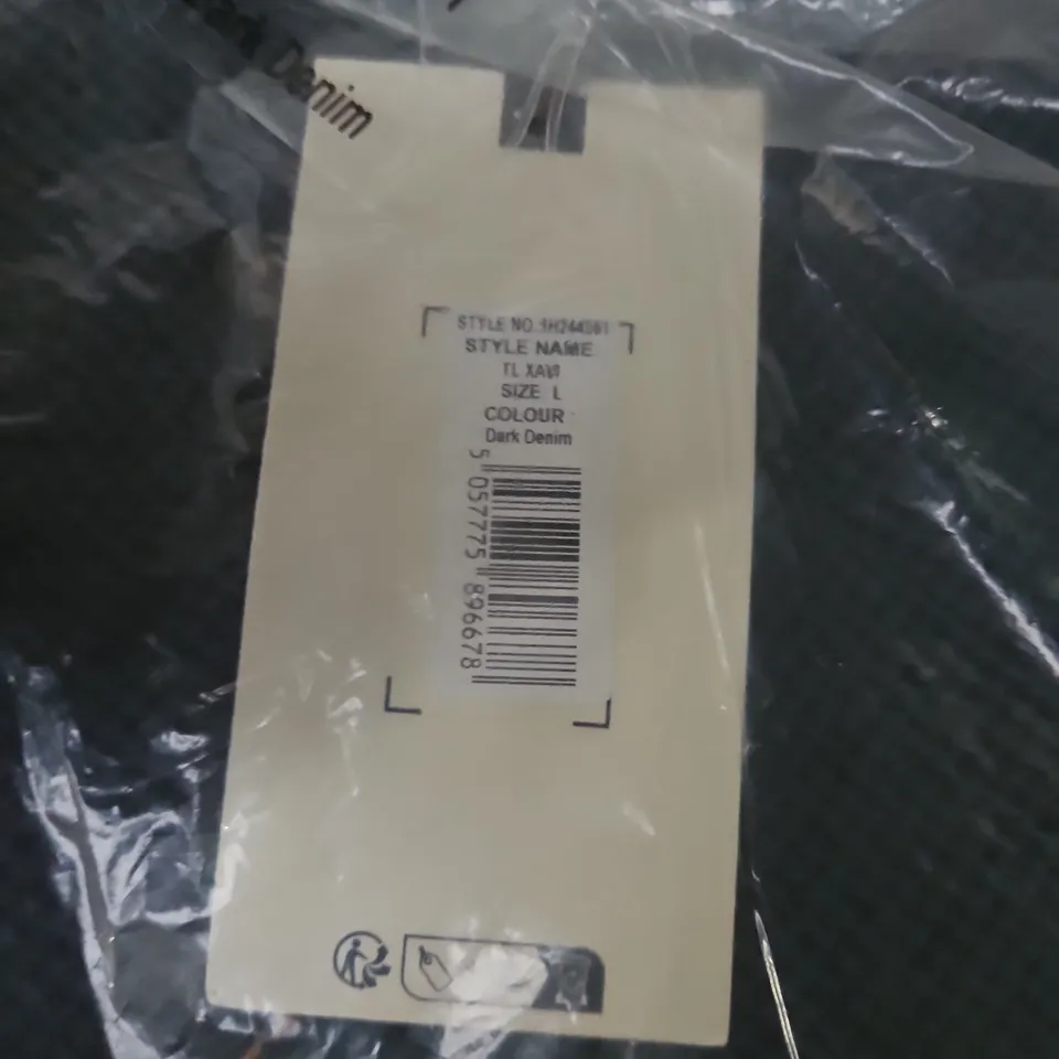 BAGGED OKYO LAUNDRY DENIM SHIRT – DARK DENIM – SIZE L