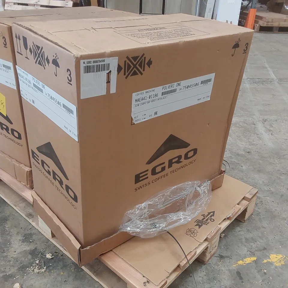 BOXED EGRO POLVERI ONE COMMERCIAL VENDING UNIT