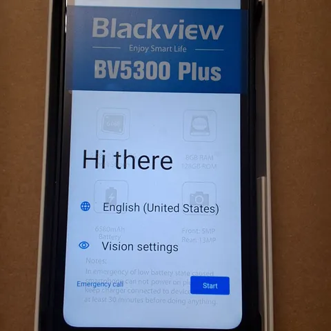 BOXED BLACK VIEW BV5300 PLUS MOBILE PHONE