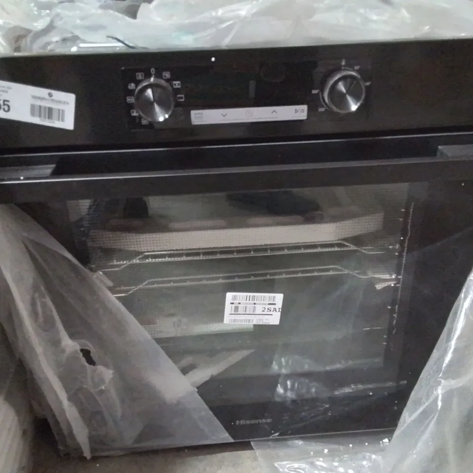 HISENSE INTEGRATED SINGLE ELECTRIC OVEN BLACK BI62212ABUK