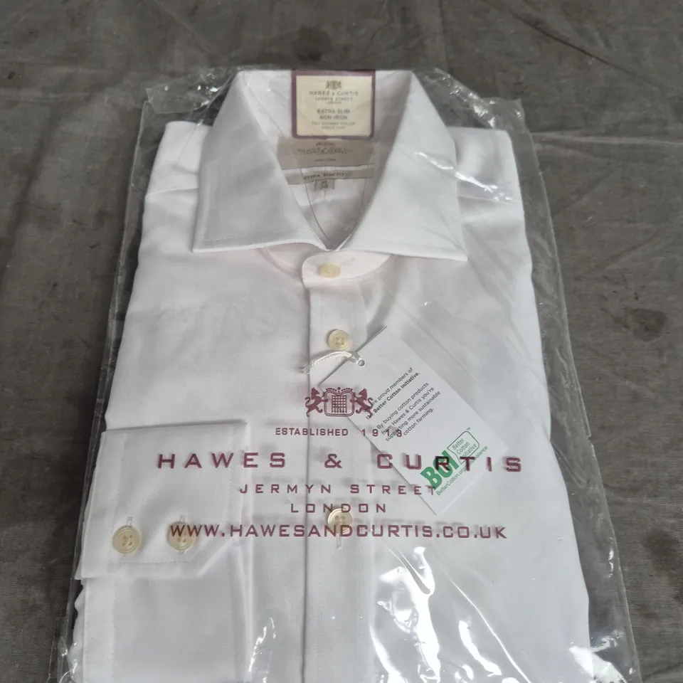 HAWES AND CURTIS EXTRA SLIM SHIRT SIZE 16/36