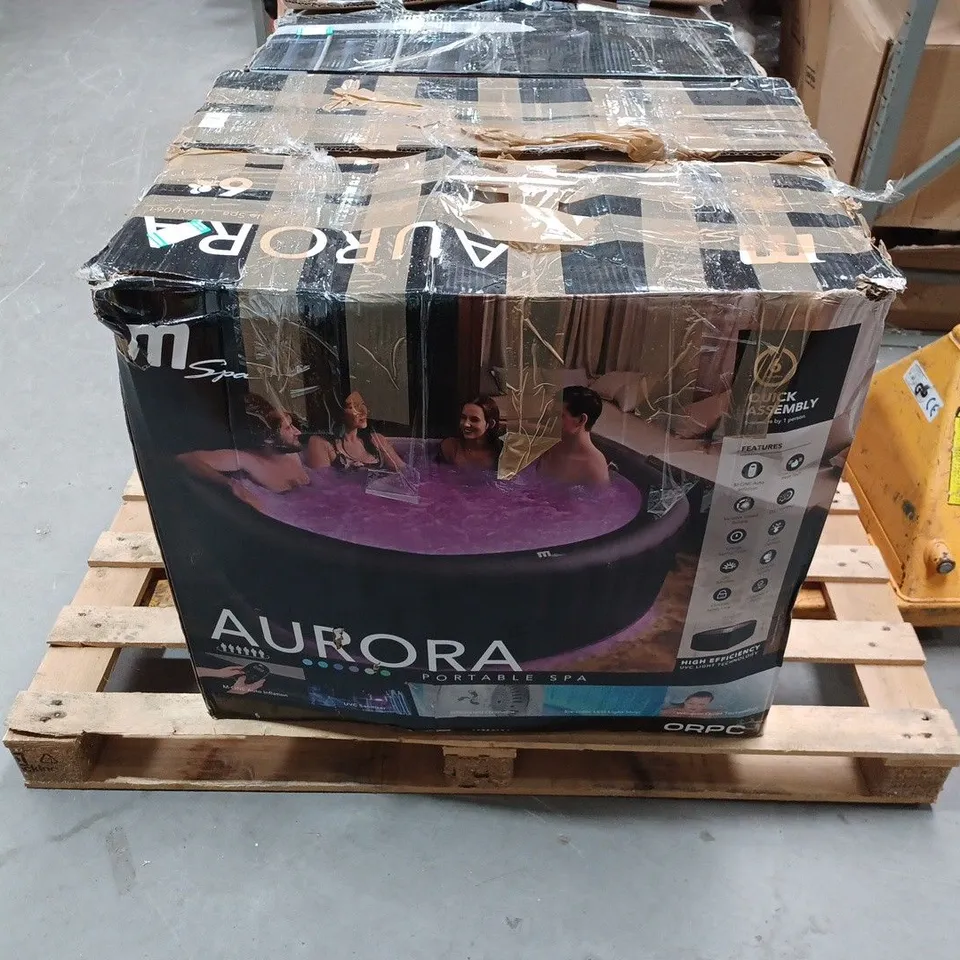 MSPA AURORA 6-PERSON PORTABLE SPA - COLLECTION ONLY