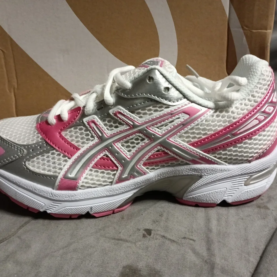 ASICS GEL-1130 WOMEN'S RUNNING SHOES – WHITE/PINK, UK 3 (US 4, EU 36)