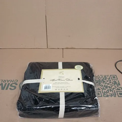 MEHAR HANDWOVEN THROW – 100% COTTON, BLACK
