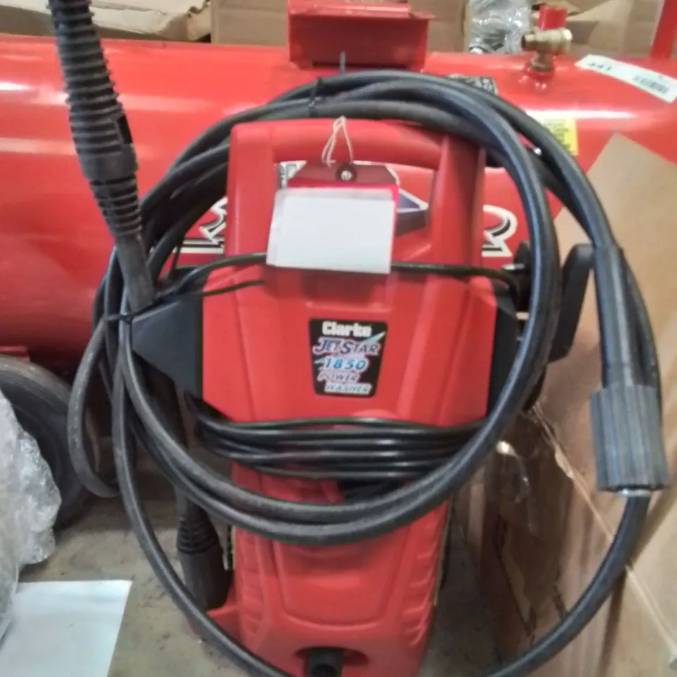 CLARKE JETSTAR 1850 POWER WASHER – RED
