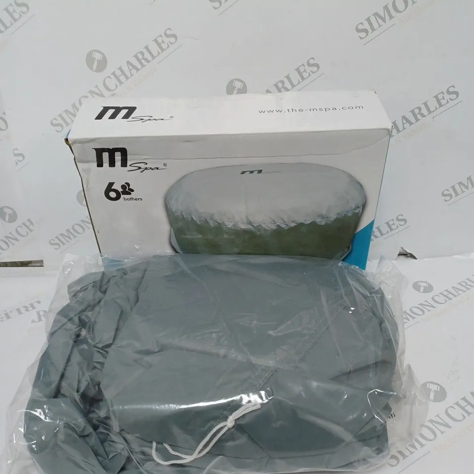 BOXED M-SPA 6 PERSON HOT TUB SPA OVERALL COVER 