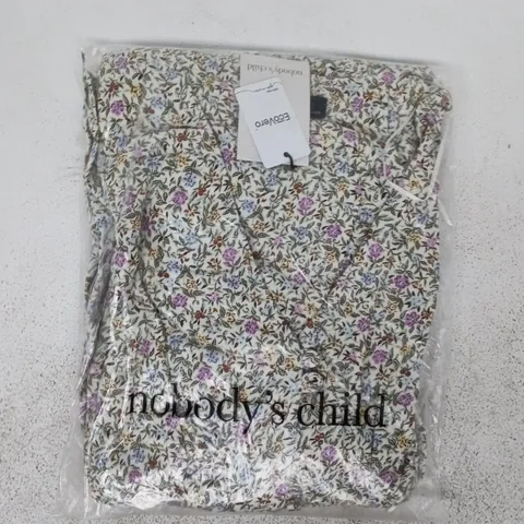 BAGGED NOBODY'S CHILD AVERY MIDI DRESS IN CREAM SIZE UK 10