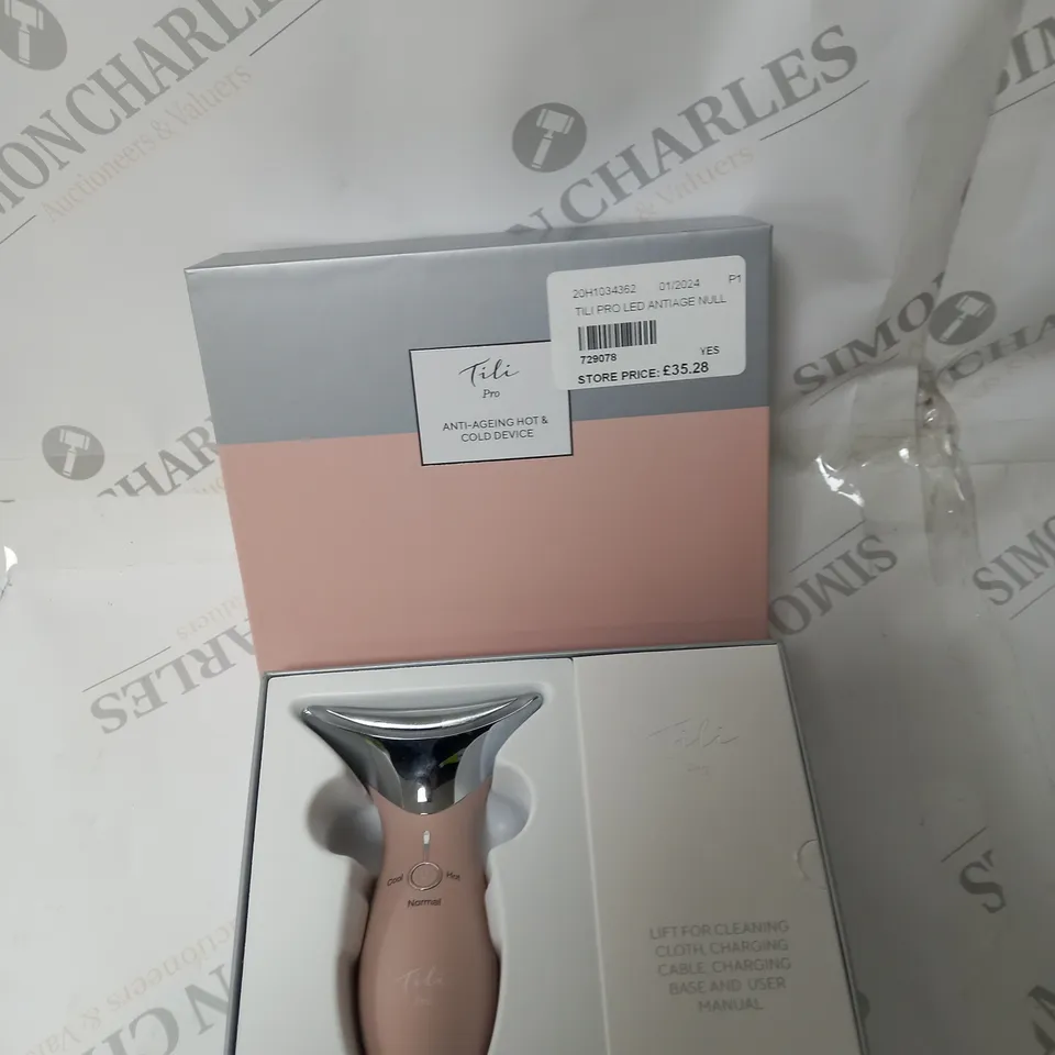 BOXED TILI PRO LED ANTI-AGEING HOT & COLD FACIAL TONING DEVICE