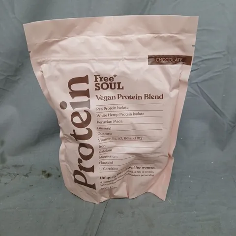 FREE SOUL VEGAN PROTEIN BLEND CHOCOLATE (600G)