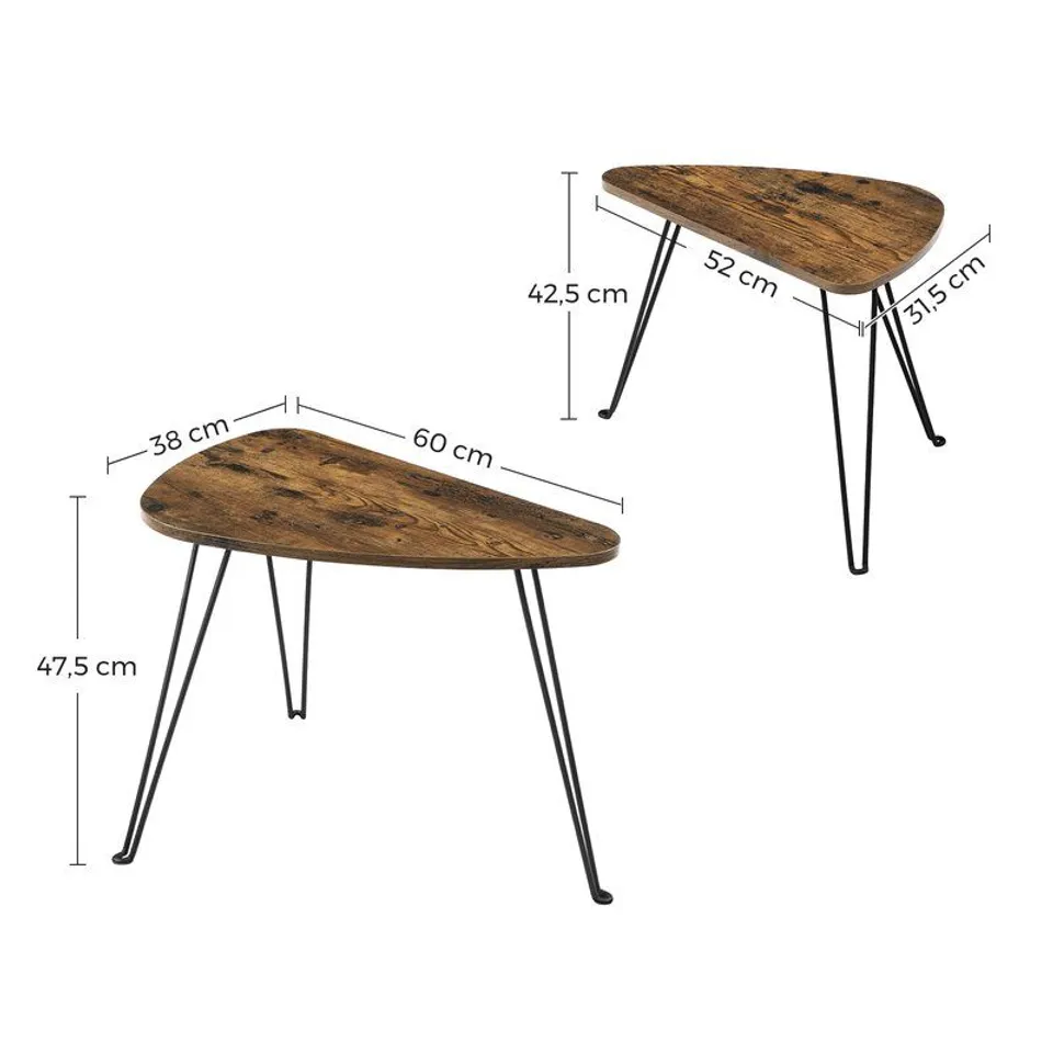 EVERT 2 PIECE NEST OF TABLES 