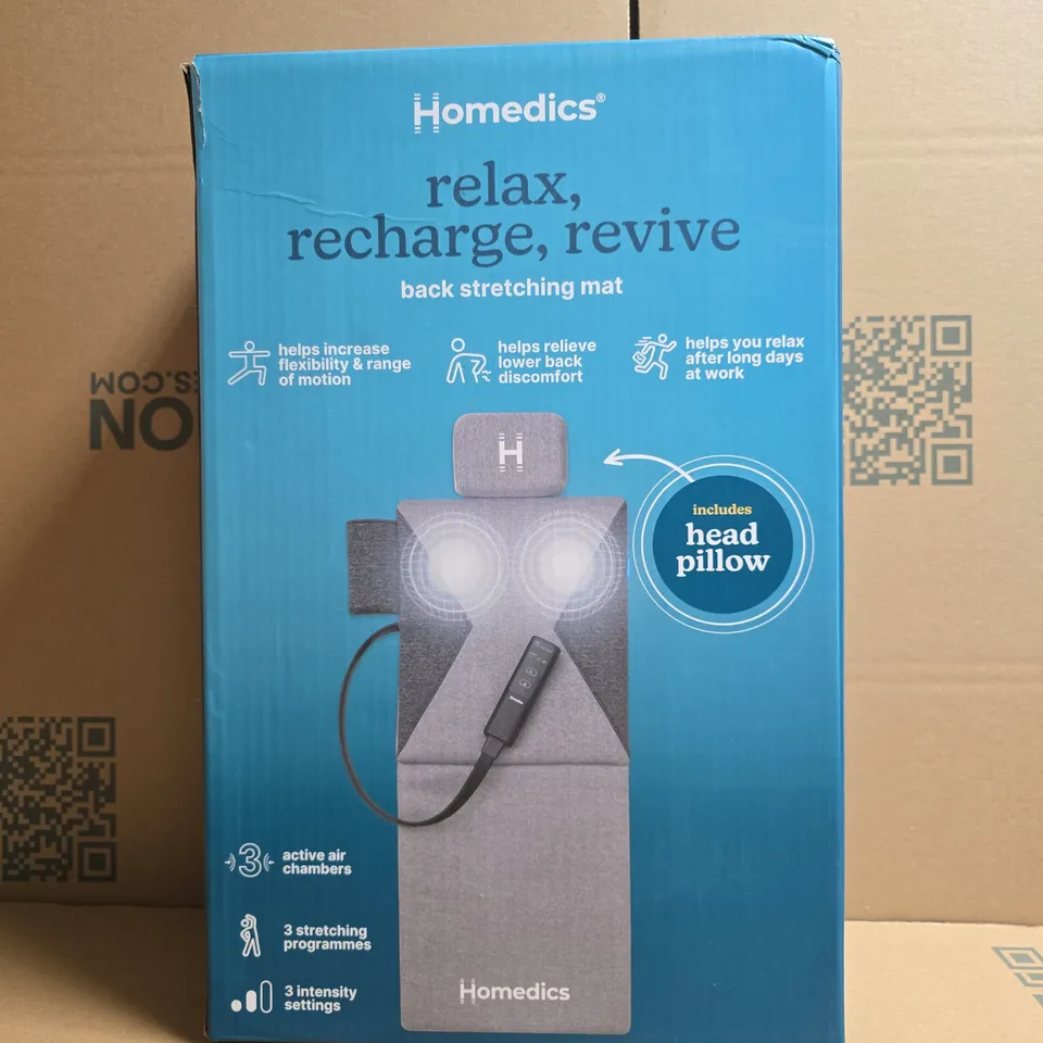 HOMEDICS STRETCH ESSENTIALS MASSAGER - BACK STRETCHING MAT