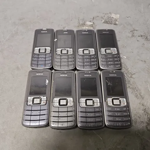 SET OF APPROXIMATELY 9 NOKIA MOBILE PHONE - MODEL UNSPECIFIED 