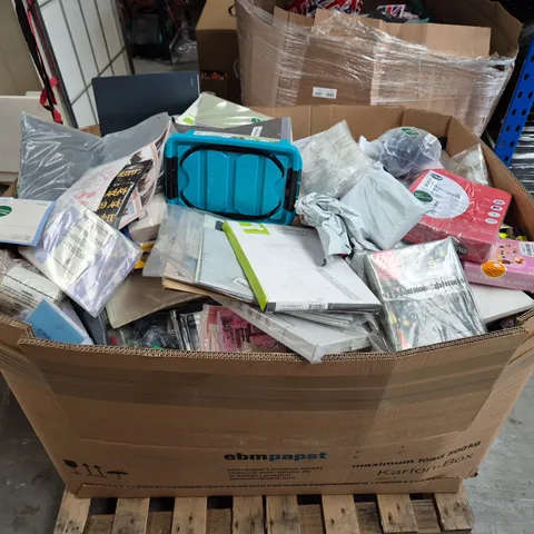 PALLET OF ASSORTED ITEMS TO INCLKUDE A4 PAPER, PENS AND CARDS -COLLECTION ONLY 