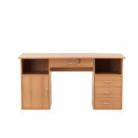 BOXED ALPHASON AW12289 MARYLAND DESK - BEECH (2 BOXES)