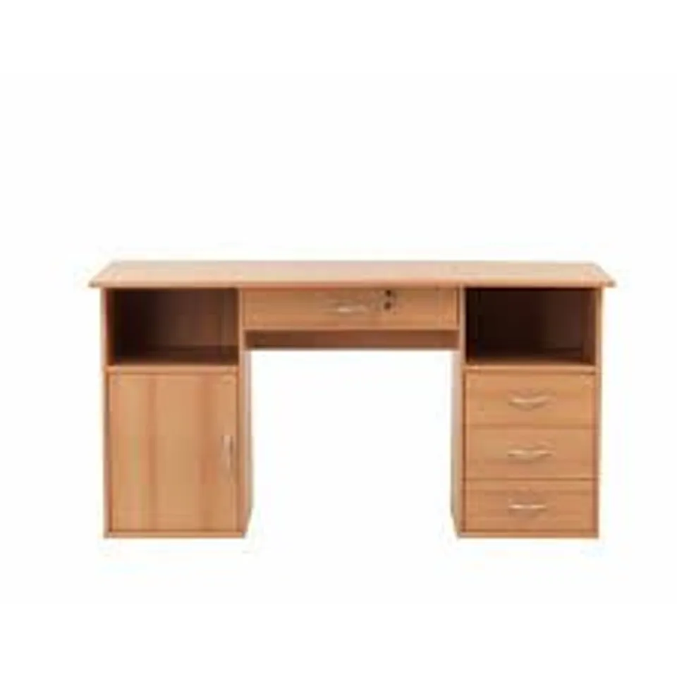 BOXED ALPHASON AW12289 MARYLAND DESK - BEECH (2 BOXES)