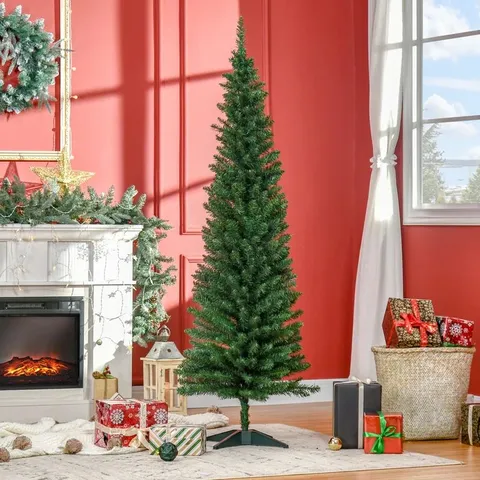 BOXED GREEN SPRUCE ARTIFICIAL CHRISTMAS TREE (1 BOX)