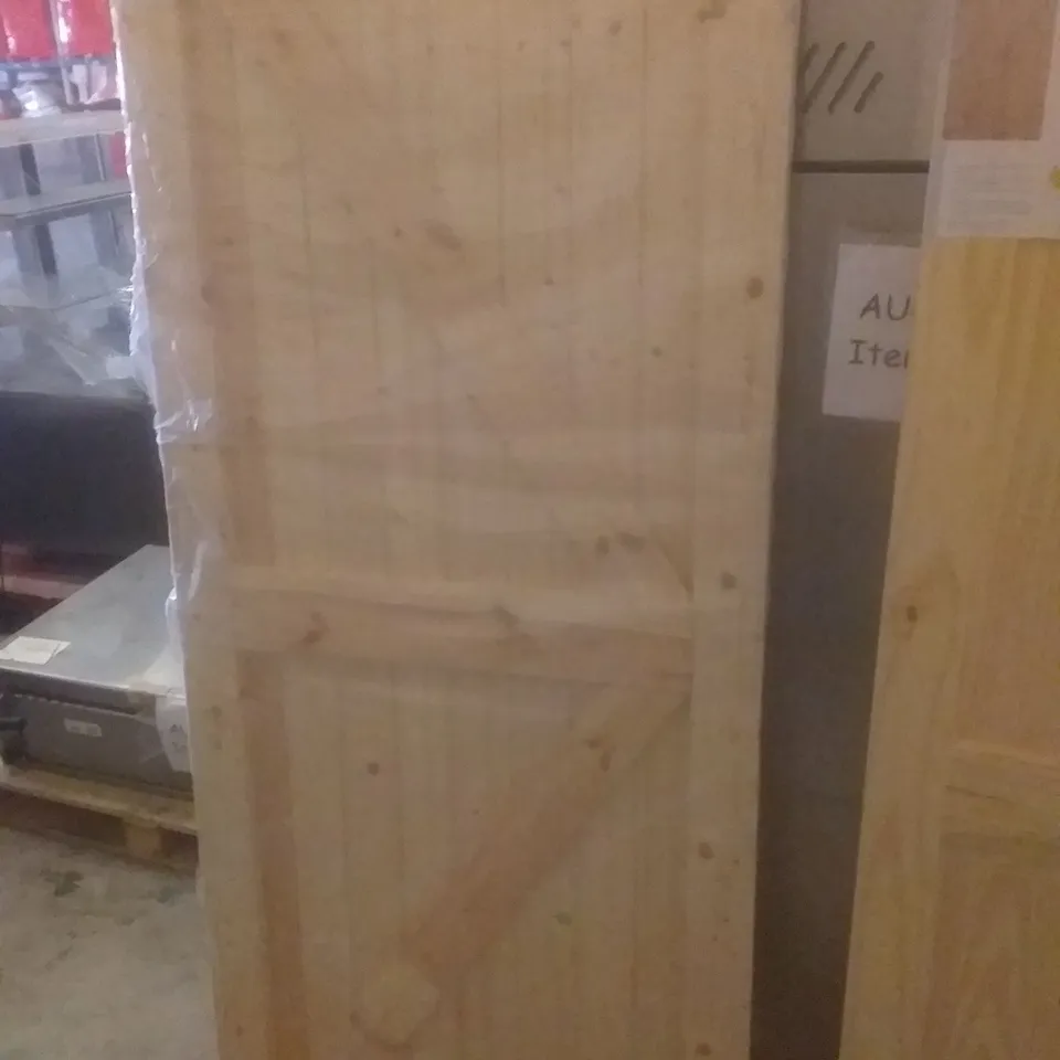 FRAMED, LEDGED AND BRACED DOOR 