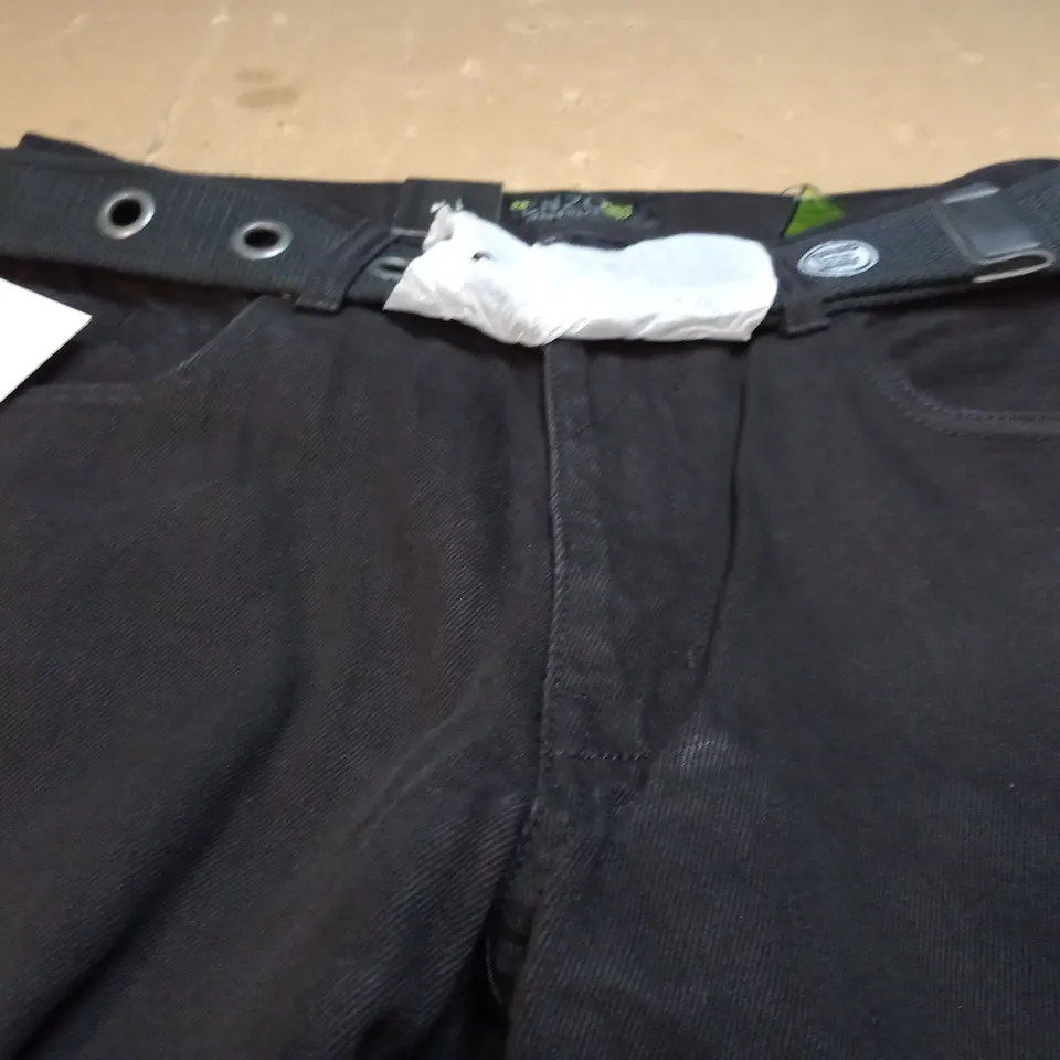 ZE ENZO 989 EZ BLACK JEANS - 32S