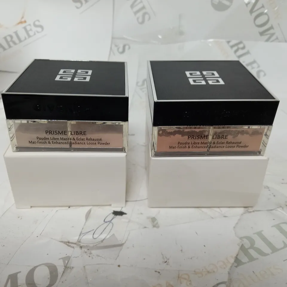 BOX OF APPROXIMATELY 20 JARS OF GIVENCHY PRISME LIBRE MATT FINISH AND ENHANCED RADIANCE LOOSE POWDER