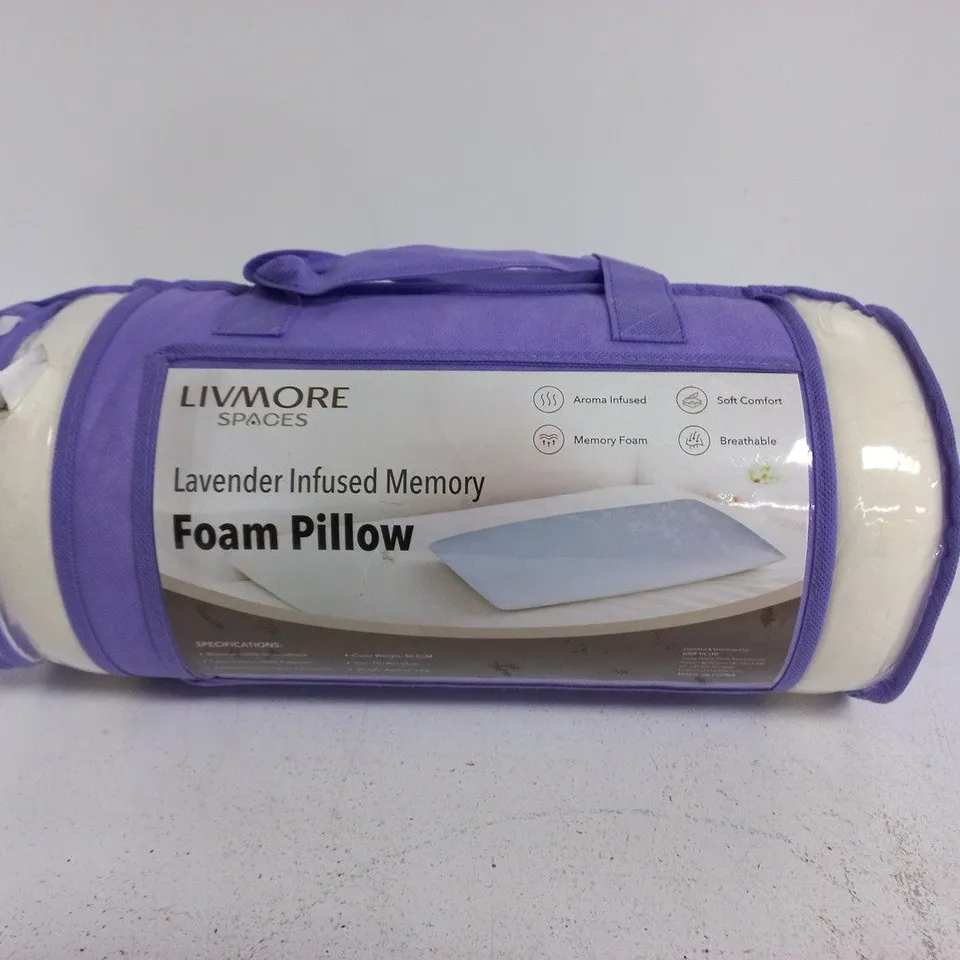 LIVMORE LAVENDER INFUSED MEMORY FOAM MATTRESS