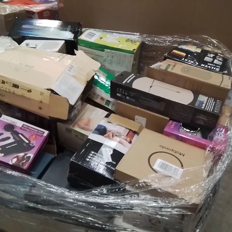 PALLET CONTAINING A LARGE QUANTITY OF ELECTRICAL PRODUCTS TO INCLUDE;DEHUMIDIFIER,ROBOT VACUUM CLEANER,TURNTABLE 