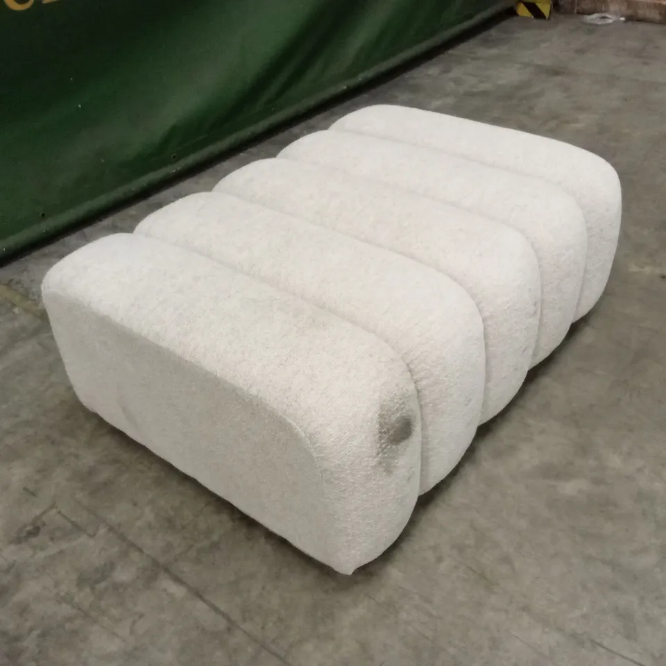 DESIGNER FABRIC FOOTSTOOL