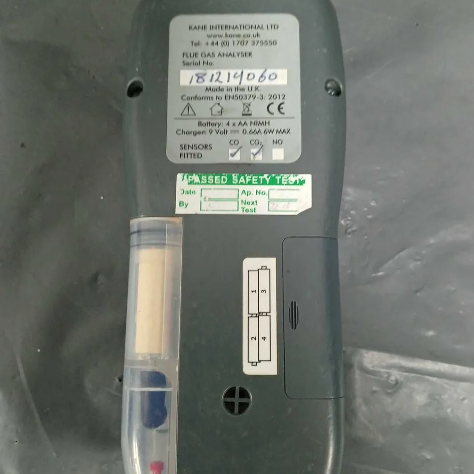 KANE 458 FLUE GAS ANALYSER