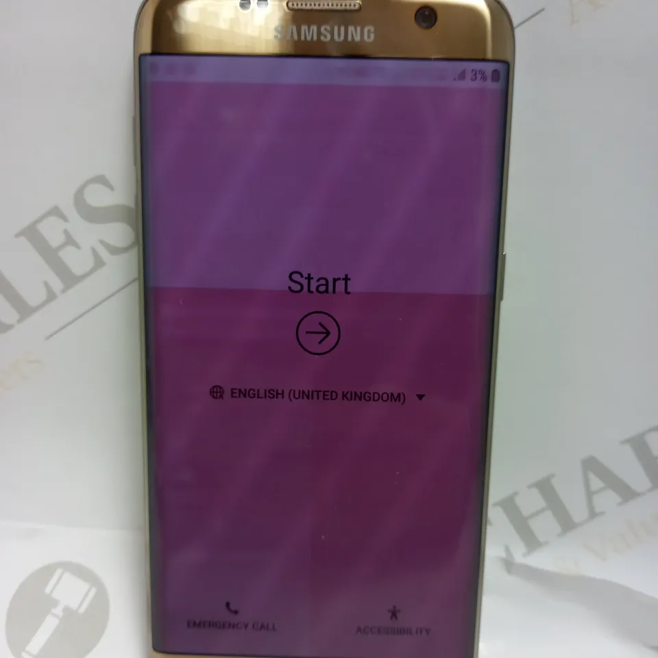 SAMSUNG GALAXY S7 EDGE MOBILE PHONE IN GOLD
