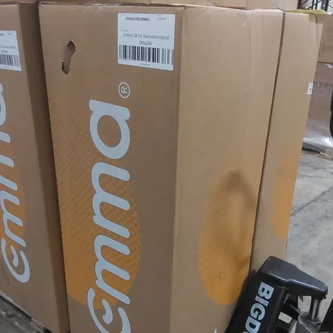 BRAND NEW BOXED EMMA UK V2 DIAMOND HYBRID 180 x 200CM SUPER KING MATTRESS 