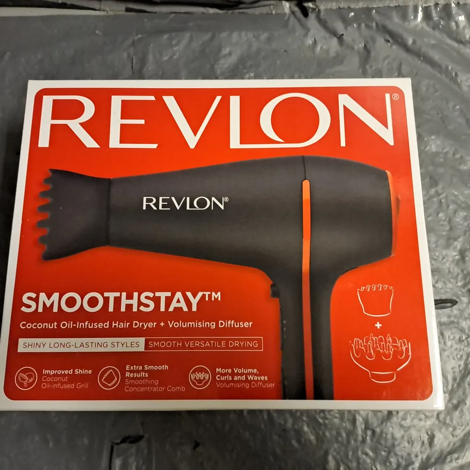 BOXED REVLON SMOOTHSTAY HAIR DRYER