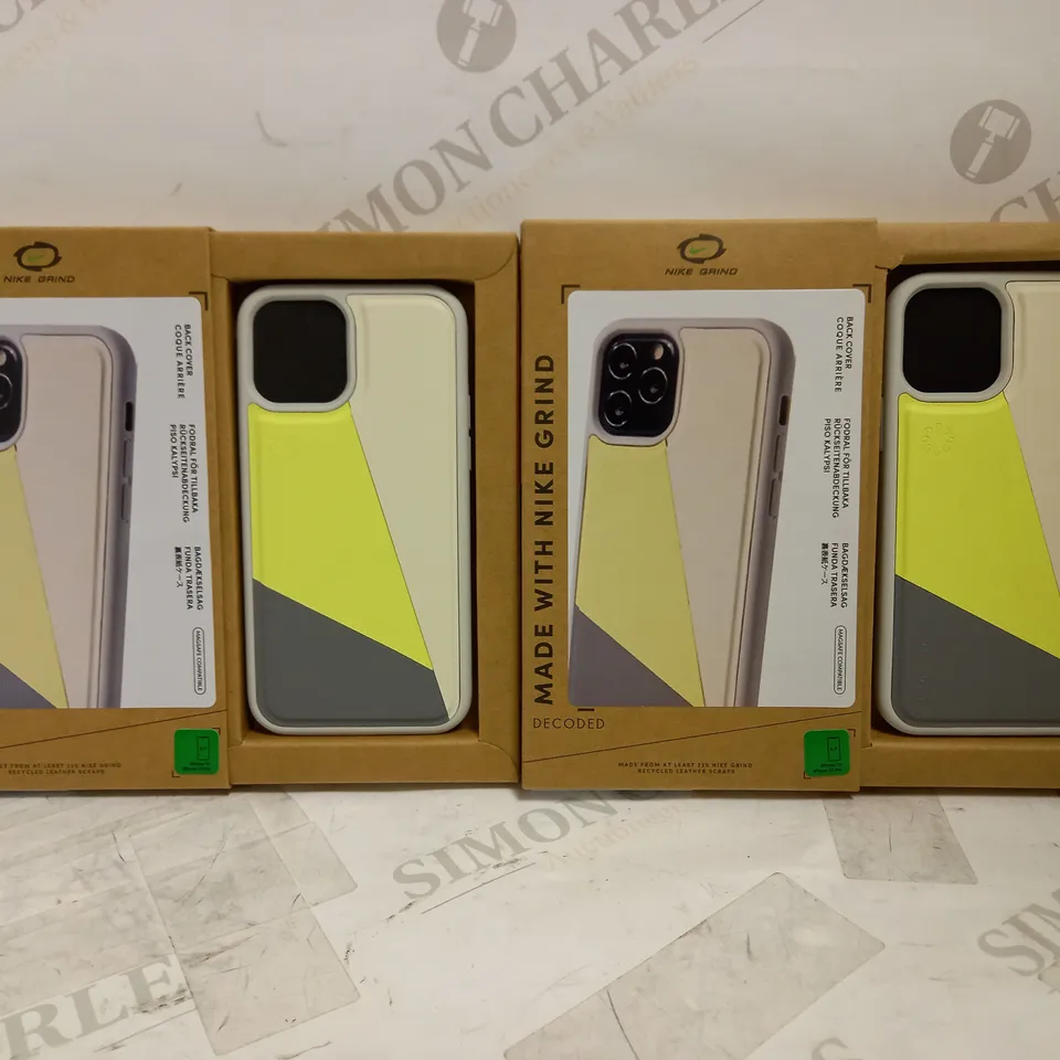 LOT OF 2 NIKE GRIND DECODED APPLE IPHONE 12/12 PRO MAGSAFE COMPATIBLE PHONE CASES