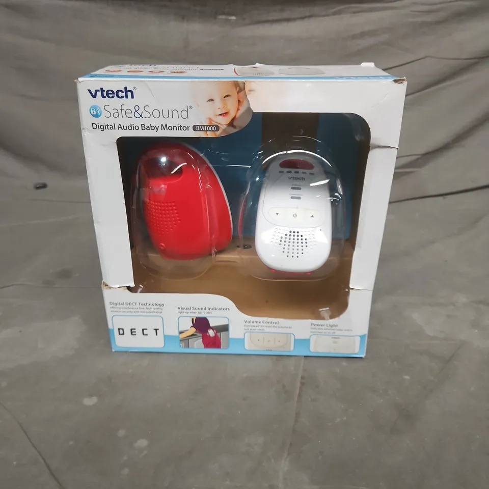 VTECH SAFE & SOUND DIGITAL AUDIO BABY MONITOR BM1000 – BOXED
