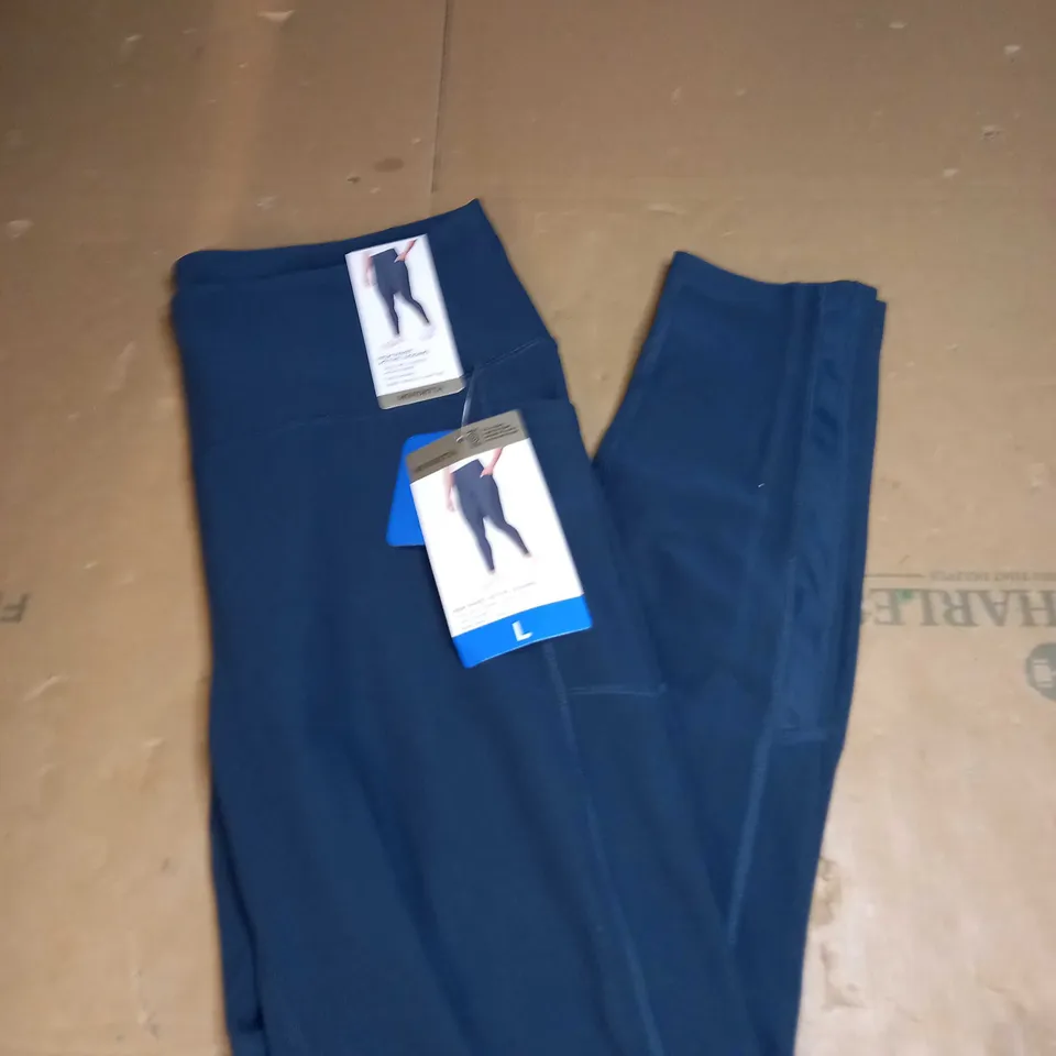 MONDETTA HIGH WAIST ACTIVE LEGGINGS SIZE L